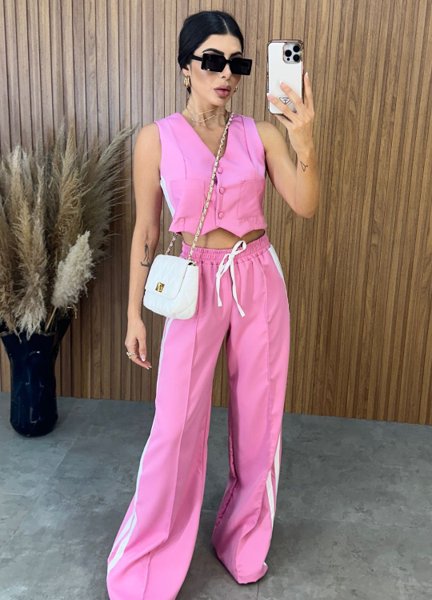 Conjunto Anitta Alfaiataria - Rosa