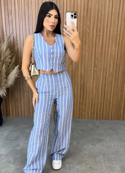 Conjunto Catarina - Azul