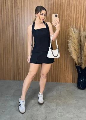 Conjunto Estela Alfaiataria - Preto