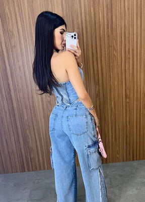 Cropped Jeans Alcance New - Lavagem Média
