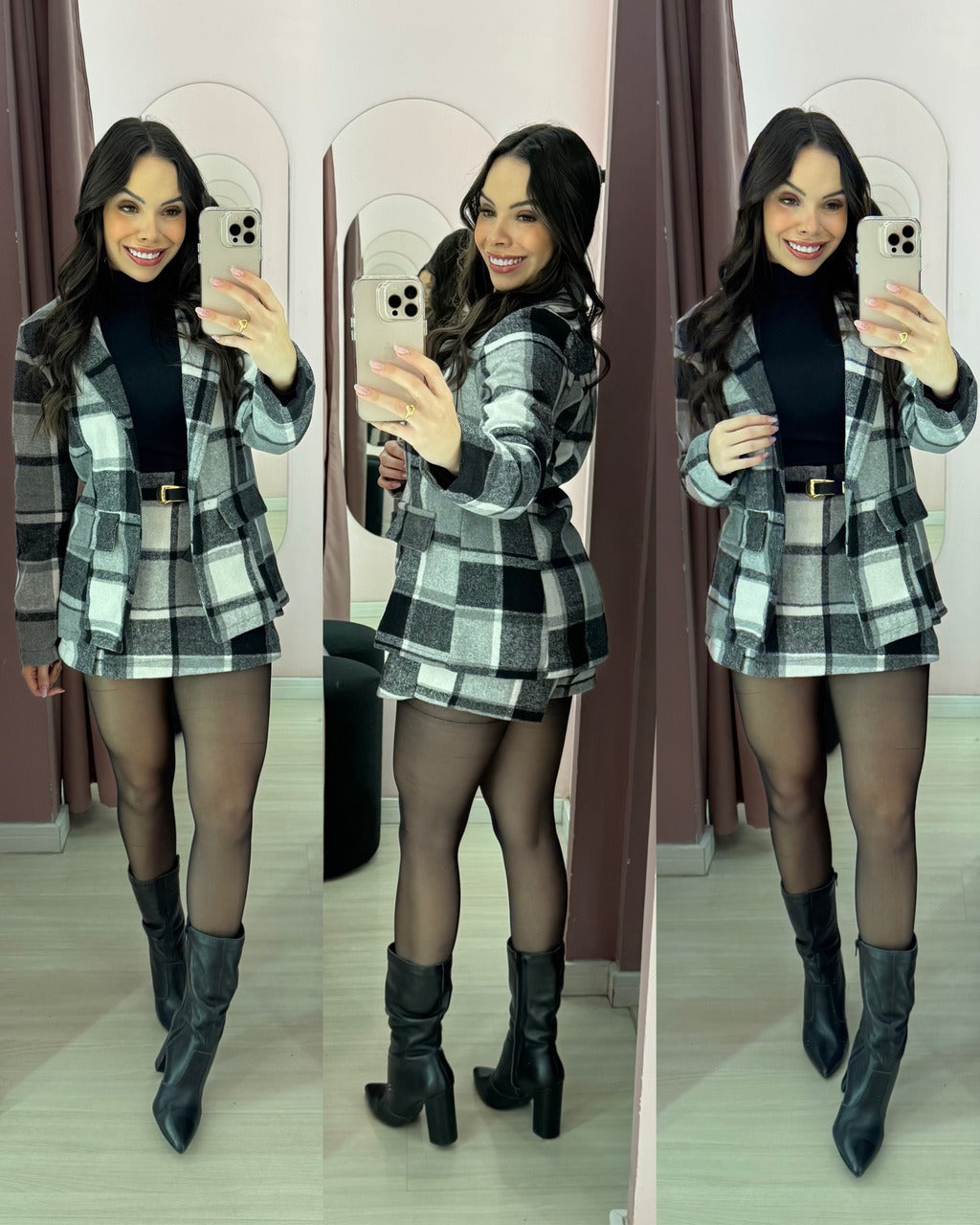 Conjunto Ana xadrez